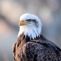 Obraz premium Portrait of Bald eagle 