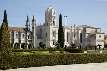 Fototapeta premium Mosteiro dos Jerónimos, Hieronymus Monastery, UNESCO World Heritage Site, Belém, Lisbon, Portugal, Europe