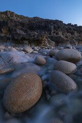 Stony Coast, Porth Nanven, near Land's End, Cornwall, United Kingdom, Europe