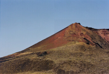 Film photography of Lanzarote's volcanoes