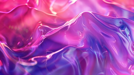 Obraz premium Abstract vivid color wave express and emphasize energetic signal. Seamless texture of vividness curve swirling convey sense of harmony and wonderful scene perfect for effect and graphic design. AIG53.