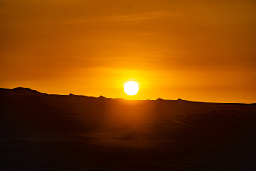 Fototapeta premium sunset in the desert