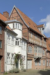 Old half-timbered house, Obere Ohlingerstraße, Old Town, Lüneburg, Lower Saxony, Germany, Europe