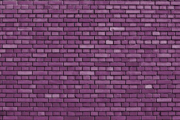 Radiant orchid brick wall background