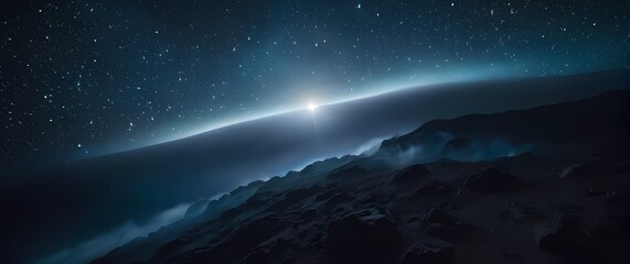 Fototapeta premium A fantastical journey through the stars capturing brilliance within cosmic exploration