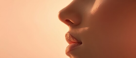 Woman in Subtle Gradient Light Leak Blending into Pastel Hues