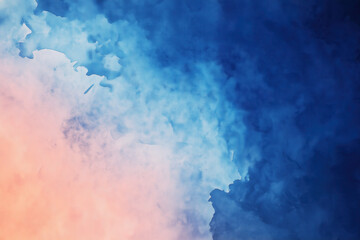 Fototapeta premium Blending colors creating a tranquil abstract scene