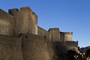 Minceta Fort, city wall, old town, Dubrovnik, Croatia, Europe