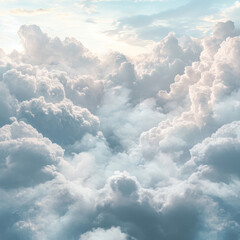 blue sky with clouds