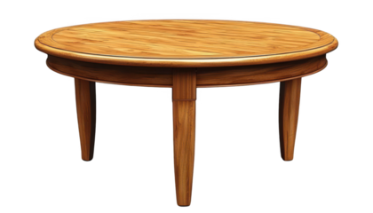 Dining Table isolated on transparent background