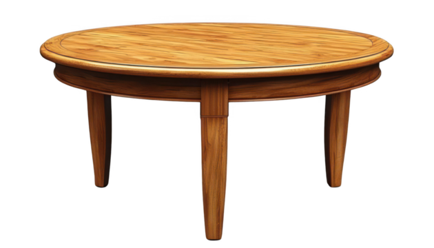 Dining Table isolated on transparent background