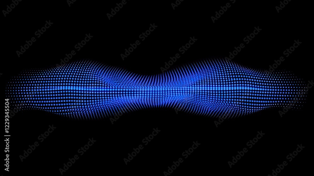 Poster abstract tech background with a network of points and lines, 3d rendering, depicting data transfer