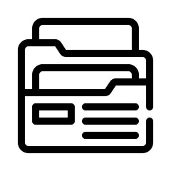 Fototapeta premium digital notes line icon