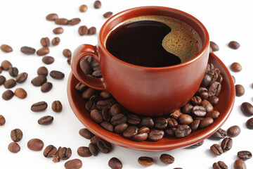 Coffee and beans