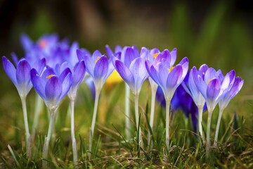 Crocus (Crocus sp.), Brandenburg, Germany, Europe