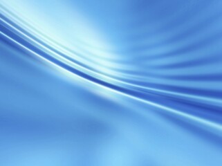 Soft folds and spotlight abstract blue background