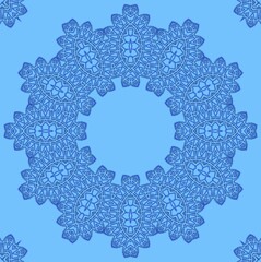 Blue background with abstract pattern