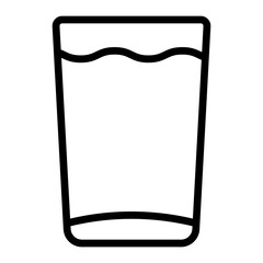 Water Vector Line Icon Design