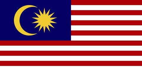 Flag of Malaysia, Vector illustration