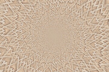 Arab background remanding to Islam culture. Design created from a 13th century architectural detail using droste effect