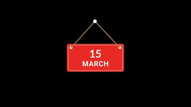 15 March Hanging Signboard Animation 