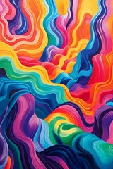 Immerse yourself in the art of optical illusions with op-art. Vibrant colors and undulating shapes create the illusion of movement and depth, drawing you into a captivating visual journey. As 