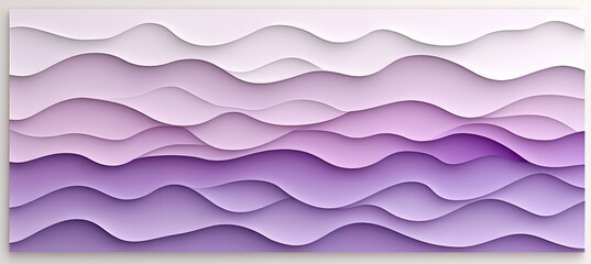 Obraz premium Abstract Seamless Lilac, 3D Wave Texture Pattern Background. Elegant, Minimalist Design.