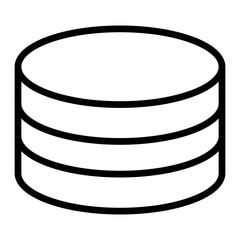 Water Trough Vector Line Icon Design