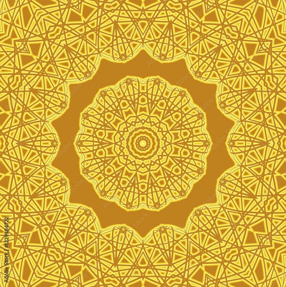 Poster background with abstract radial pattern
