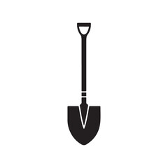 Shovel Icon, Garden Shovel icon, Hand garden shovels icon. Outline hand garden shovels vector icon, Shovel icons flat. Digging with garden shovel vector icons