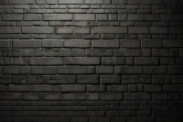 Gray brick wall background Generative AI