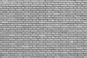 Quiet gray colored brick wall background