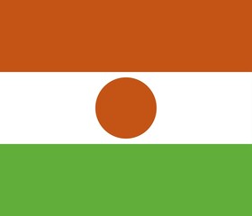 Flag of Niger, Vector illustration