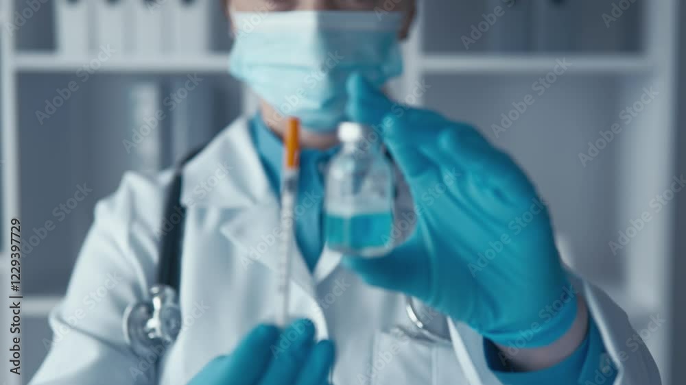 Aufkleber A highly skilled Laboratory Scientist meticulously analyzing a sample with precision in a stateoftheart modern laboratory setting, ensuring accurate results for critical healthcare diagnostics