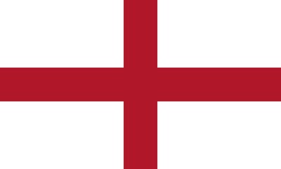 Obraz premium Flag of England, Vector illustration
