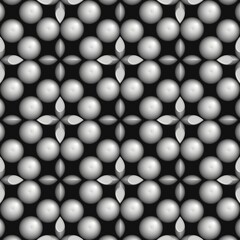 3D effect seamless background, wallpaper decoration pattern