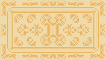 Modern abstract seamless orange color of tile for wallpaper and background