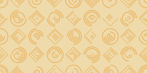 Modern abstract seamless orange color of tile for wallpaper and background