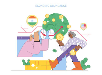 Human Values. Flat Vector Illustration