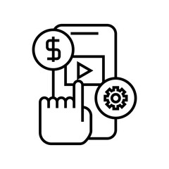 Social media branding icon