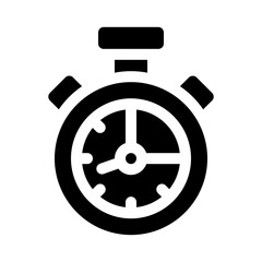 Fototapeta premium countdown glyph icon