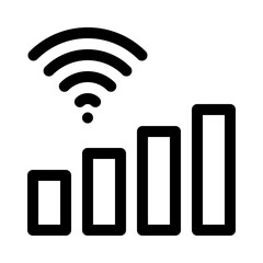 connection strength line icon