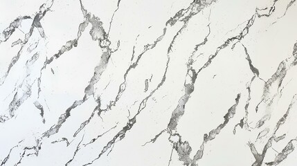 White marble texture background,  grey veins pattern. Ideal for design, interiors, or website backdrop