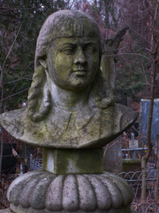 Obraz premium beautiful statues on graveyard in Ukraine