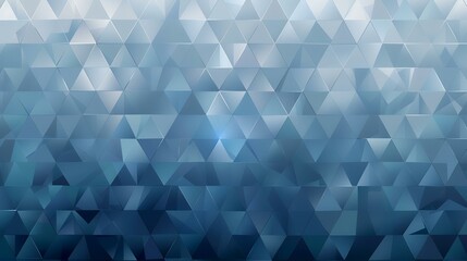 Obraz premium Abstract blue triangle pattern background, ideal for website banners or presentations