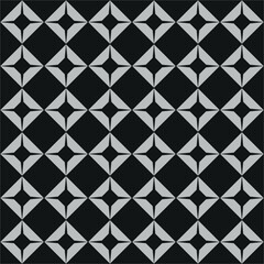 Fototapeta premium Geometric Black and Grey Pattern