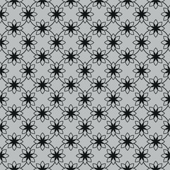 Fototapeta premium Elegant Geometric Floral Pattern