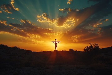 A serene and inspiring Christian background featuring Jesus Christ with a glowing light, symbolizing faith, hope, and divine love.

