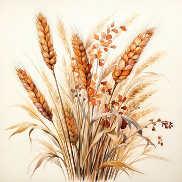 Wheat and Barley Display
