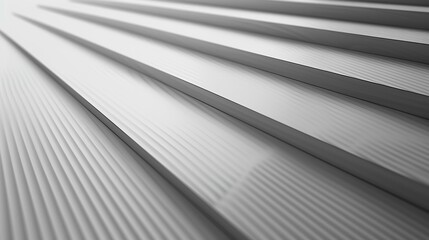 Obraz premium Abstract grayscale image of layered, textured, converging lines; ideal for technology or architectural design backgrounds